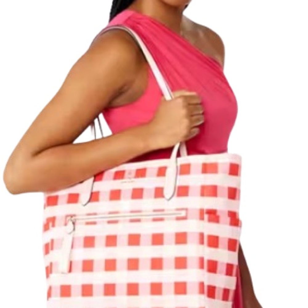Kate Spade Chelsea Gingham Tote - Medium - Picture 6 of 14